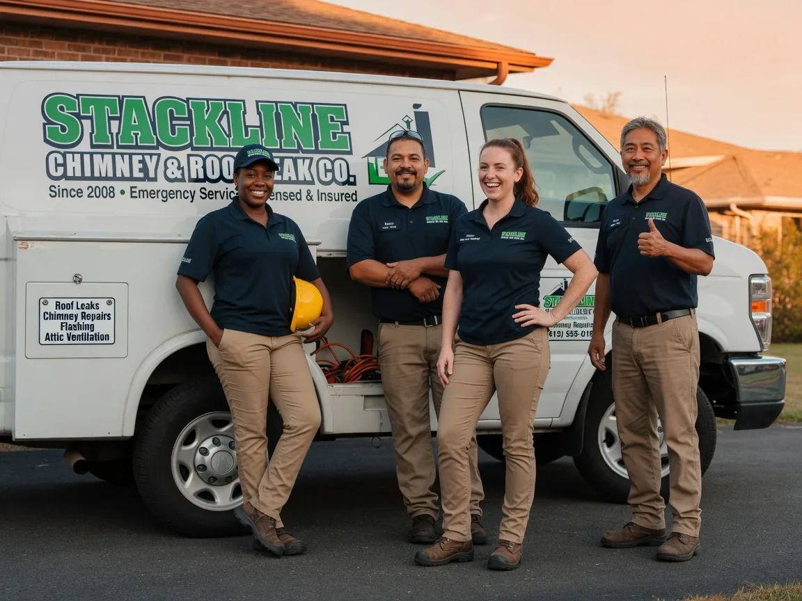 Chimney flashing repair company in Burlington, IL